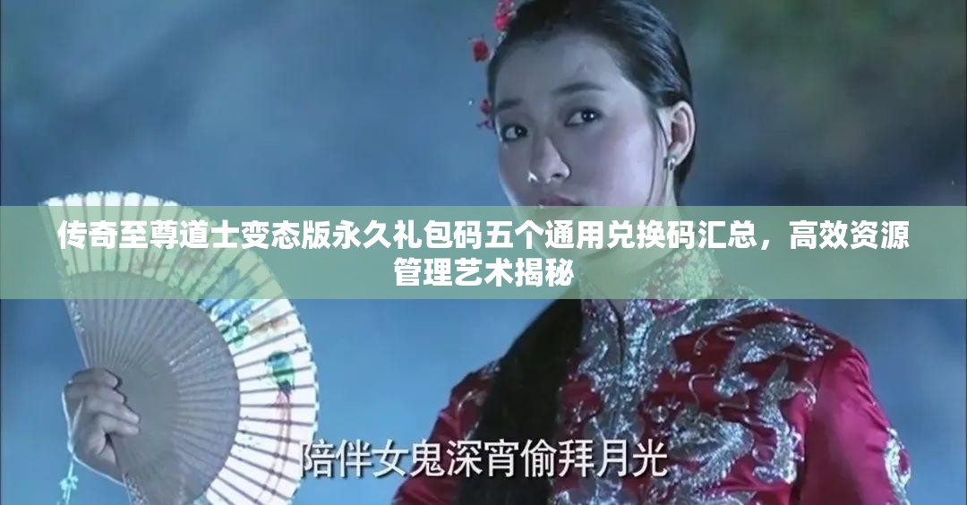 傳奇至尊道士變態(tài)版永久禮包碼五個(gè)通用兌換碼匯總，高效資源管理藝術(shù)揭秘