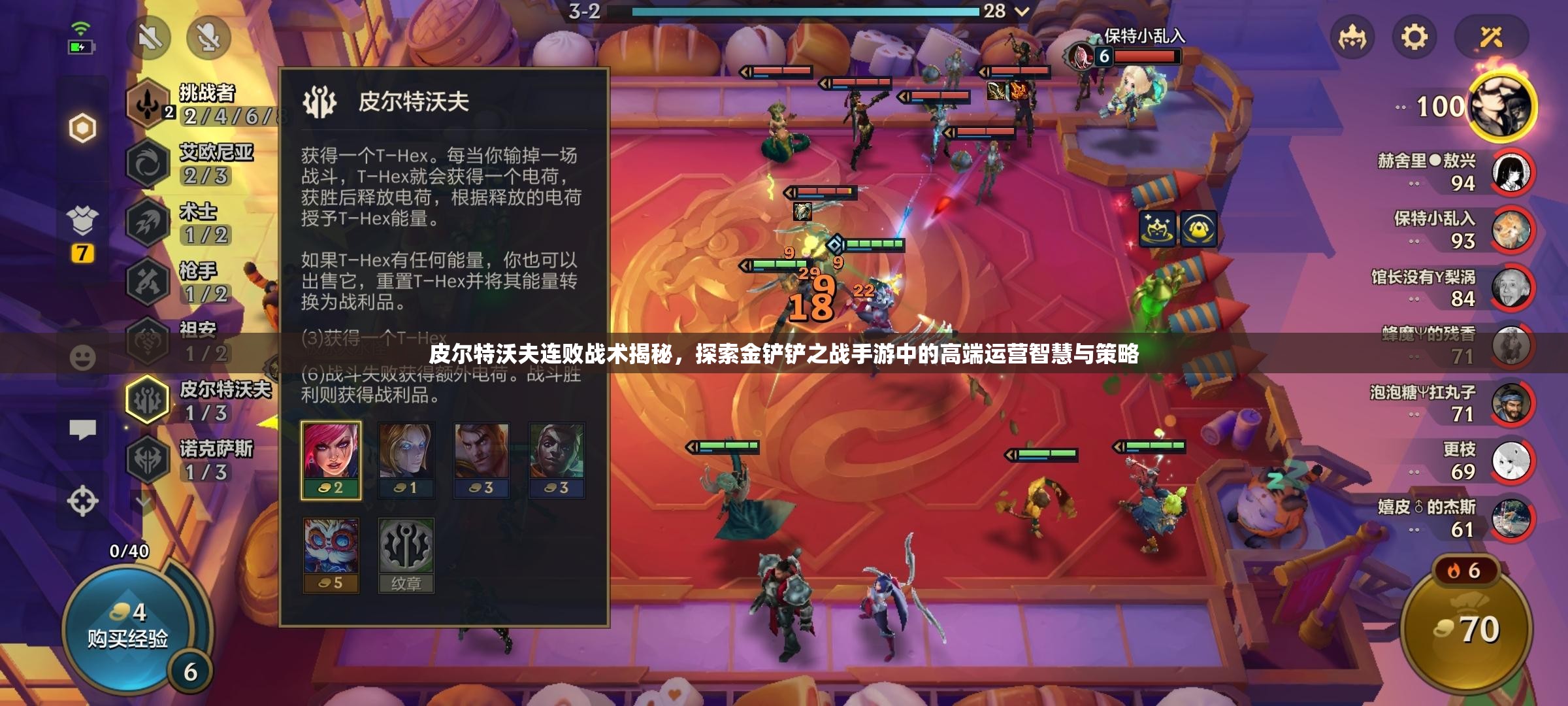 皮爾特沃夫連敗戰(zhàn)術(shù)揭秘，探索金鏟鏟之戰(zhàn)手游中的高端運(yùn)營(yíng)智慧與策略