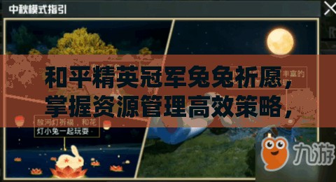 和平精英冠軍兔兔祈愿，掌握資源管理高效策略，實(shí)現(xiàn)游戲價(jià)值最大化
