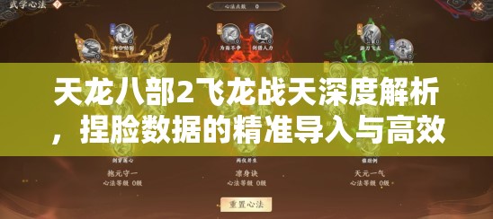 天龍八部2飛龍戰(zhàn)天深度解析，捏臉數據的精準導入與高效管理藝術