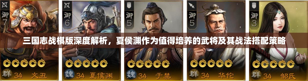 三國(guó)志戰(zhàn)棋版深度解析，夏侯淵作為值得培養(yǎng)的武將及其戰(zhàn)法搭配策略