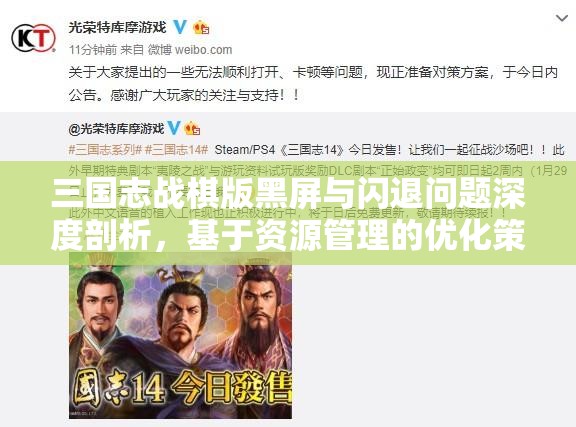 三國志戰(zhàn)棋版黑屏與閃退問題深度剖析，基于資源管理的優(yōu)化策略探討