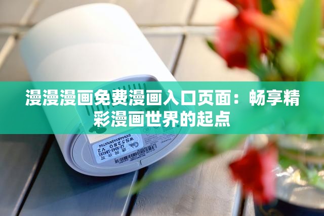 漫漫漫畫免費漫畫入口頁面：暢享精彩漫畫世界的起點