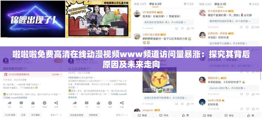 啦啦啦免費(fèi)高清在線動(dòng)漫視頻www頻道訪問(wèn)量暴漲：探究其背后原因及未來(lái)走向