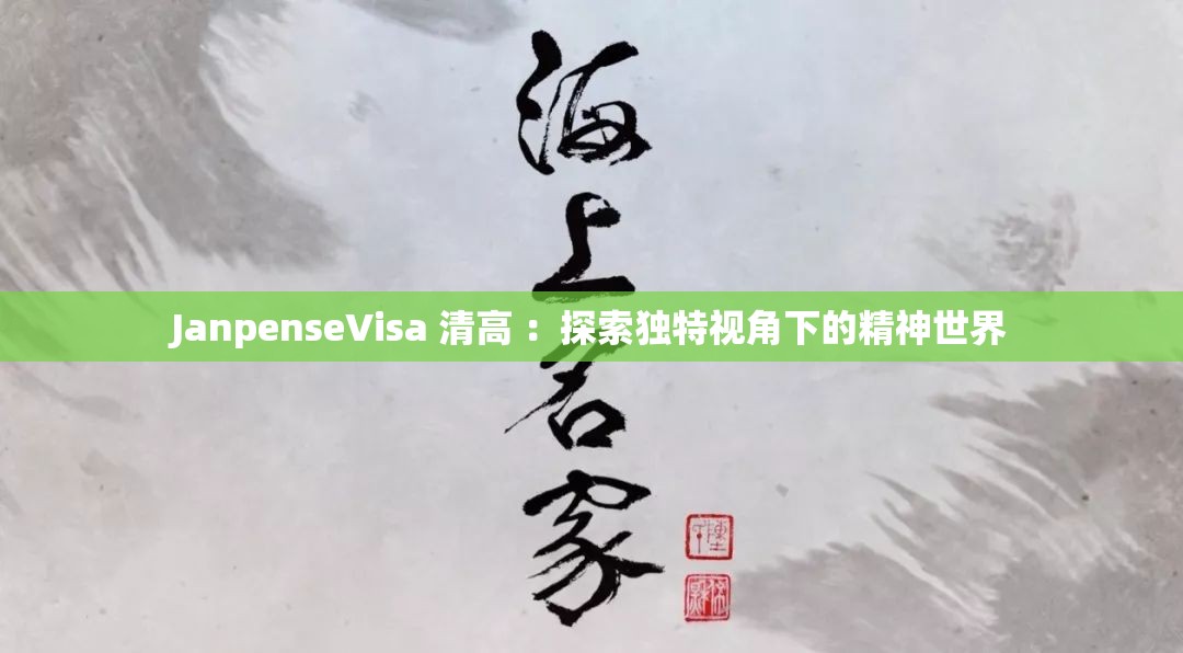 JanpenseVisa 清高 ：探索獨(dú)特視角下的精神世界