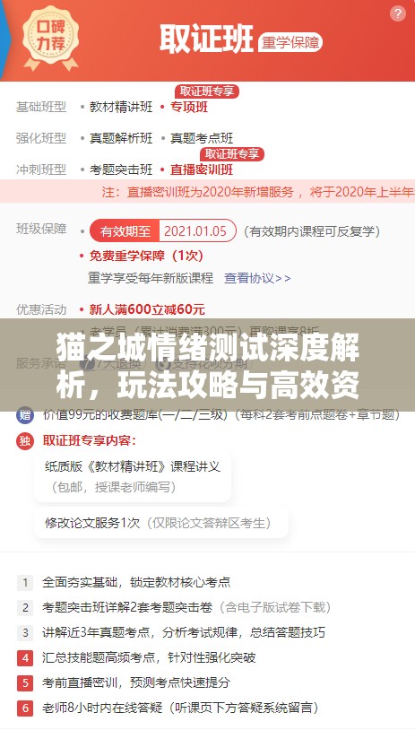 貓之城情緒測試深度解析，玩法攻略與高效資源管理技巧