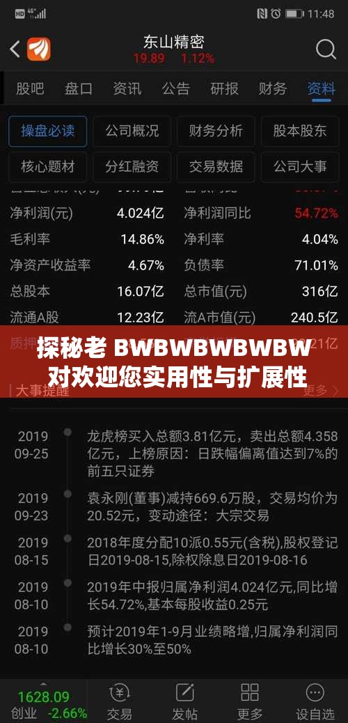 探秘老 BWBWBWBWBW 對歡迎您實用性與擴展性：深度剖析其價值所在