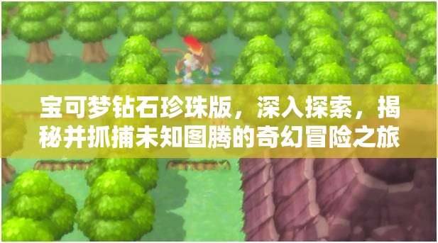 寶可夢鉆石珍珠版，深入探索，揭秘并抓捕未知圖騰的奇幻冒險之旅