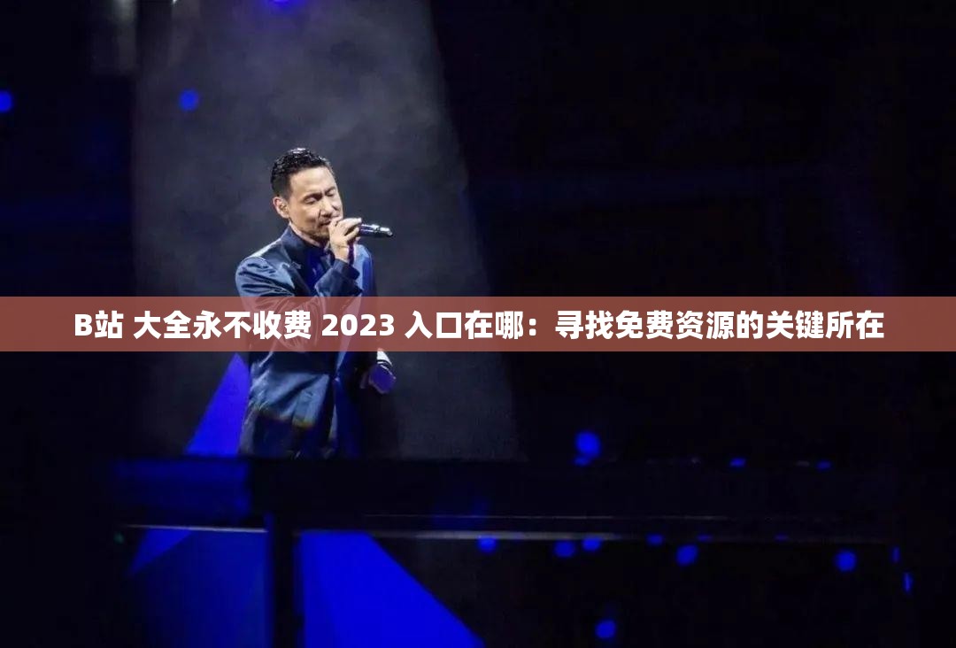 B站 大全永不收費(fèi) 2023 入口在哪：尋找免費(fèi)資源的關(guān)鍵所在