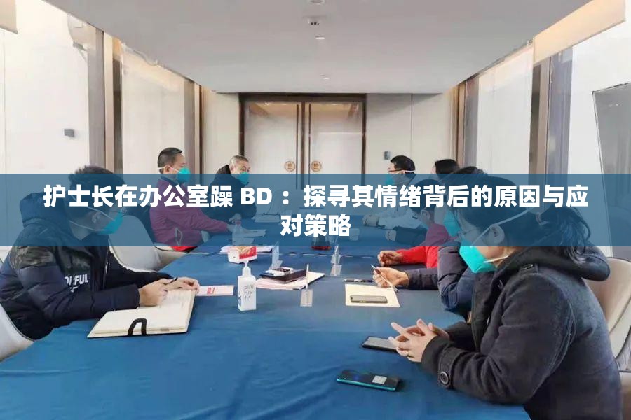 護(hù)士長(zhǎng)在辦公室躁 BD ：探尋其情緒背后的原因與應(yīng)對(duì)策略
