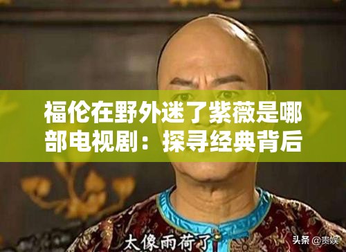 福倫在野外迷了紫薇是哪部電視?。禾綄そ?jīng)典背后的故事