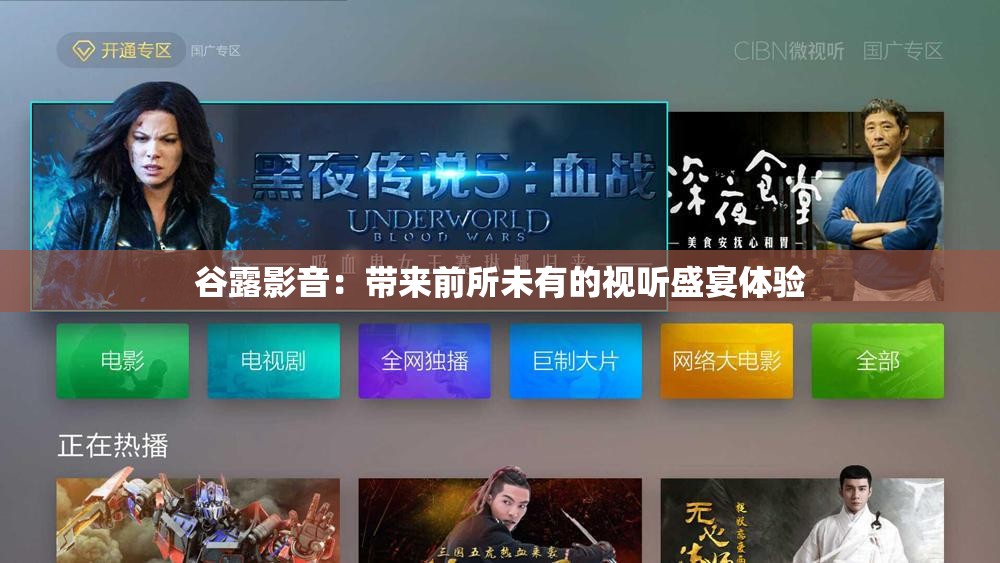 谷露影音：帶來(lái)前所未有的視聽盛宴體驗(yàn)