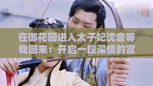 在御花園進(jìn)入太子妃沈音等我回來(lái)：開(kāi)啟一段深情的宮廷之約