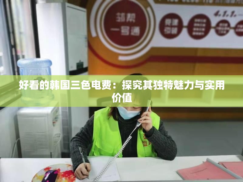好看的韓國三色電費(fèi)：探究其獨(dú)特魅力與實(shí)用價(jià)值