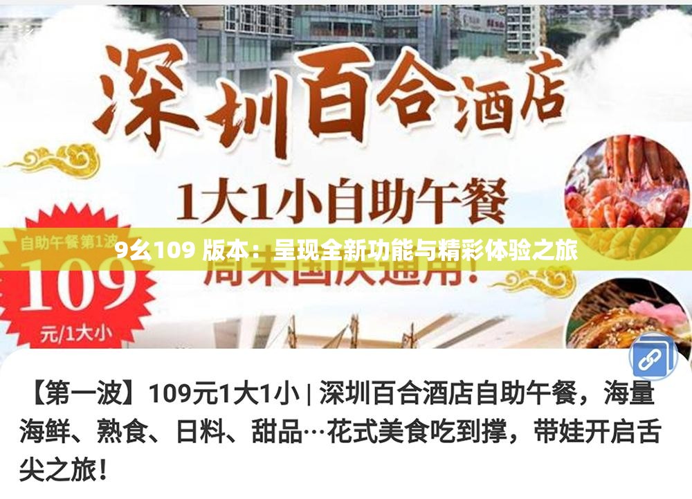9幺109 版本：呈現(xiàn)全新功能與精彩體驗之旅
