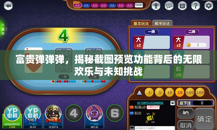 富貴彈彈彈，揭秘截圖預(yù)覽功能背后的無限歡樂與未知挑戰(zhàn)