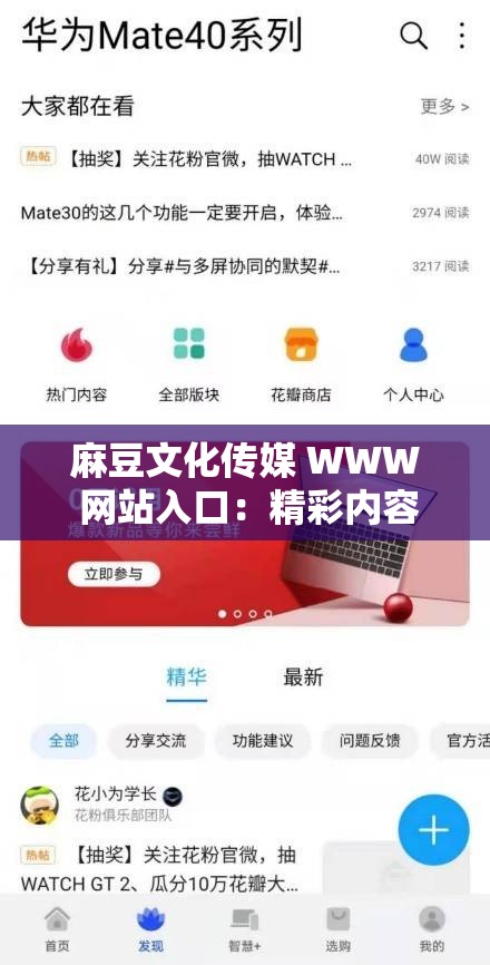 麻豆文化傳媒 WWW 網(wǎng)站入口：精彩內(nèi)容，等你來(lái)發(fā)現(xiàn)