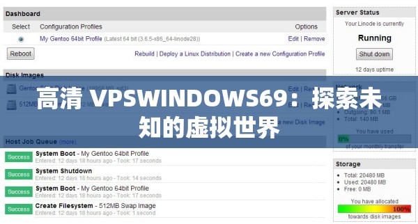 高清 VPSWINDOWS69：探索未知的虛擬世界