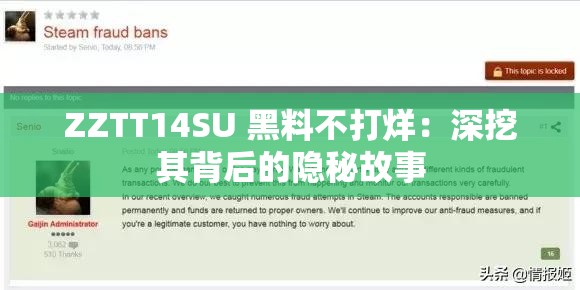 ZZTT14SU 黑料不打烊：深挖其背后的隱秘故事