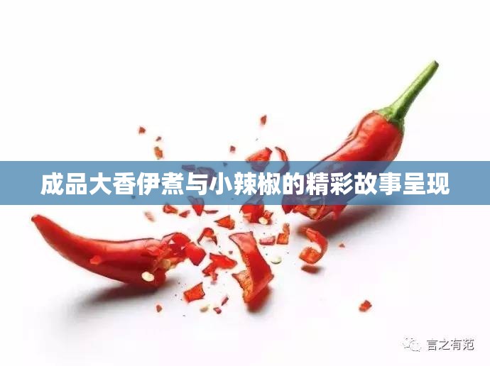 成品大香伊煮與小辣椒的精彩故事呈現(xiàn)