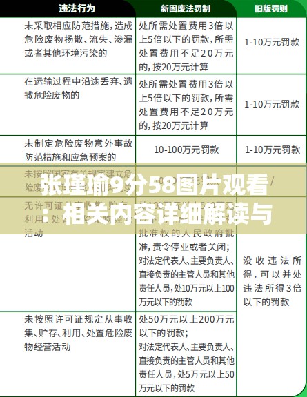 張瑾瑜9分58圖片觀看：相關內容詳細解讀與分析