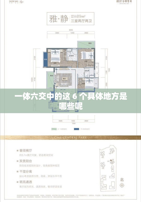 一體六交中的這 6 個具體地方是哪些呢