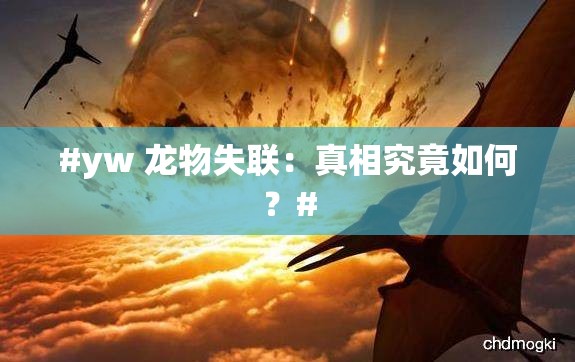 #yw 龍物失聯(lián)：真相究竟如何？#