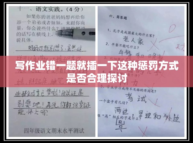 寫作業(yè)錯(cuò)一題就插一下這種懲罰方式是否合理探討