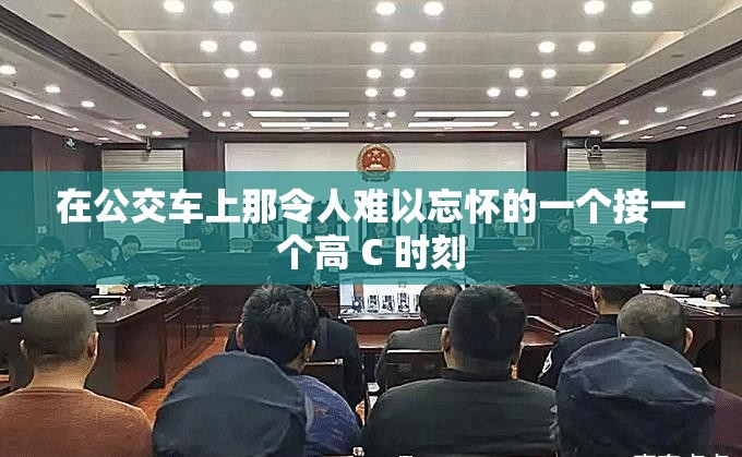 在公交車上那令人難以忘懷的一個(gè)接一個(gè)高 C 時(shí)刻
