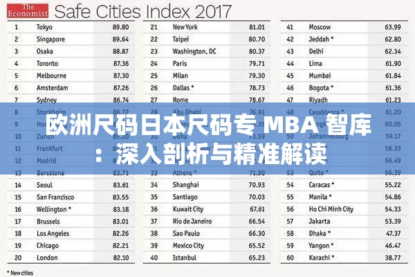 歐洲尺碼日本尺碼專 MBA 智庫：深入剖析與精準(zhǔn)解讀