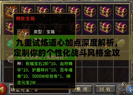 九重試煉道心加點深度解析，定制你的個性化戰(zhàn)斗風(fēng)格全攻略