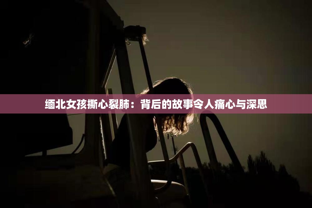 緬北女孩撕心裂肺：背后的故事令人痛心與深思