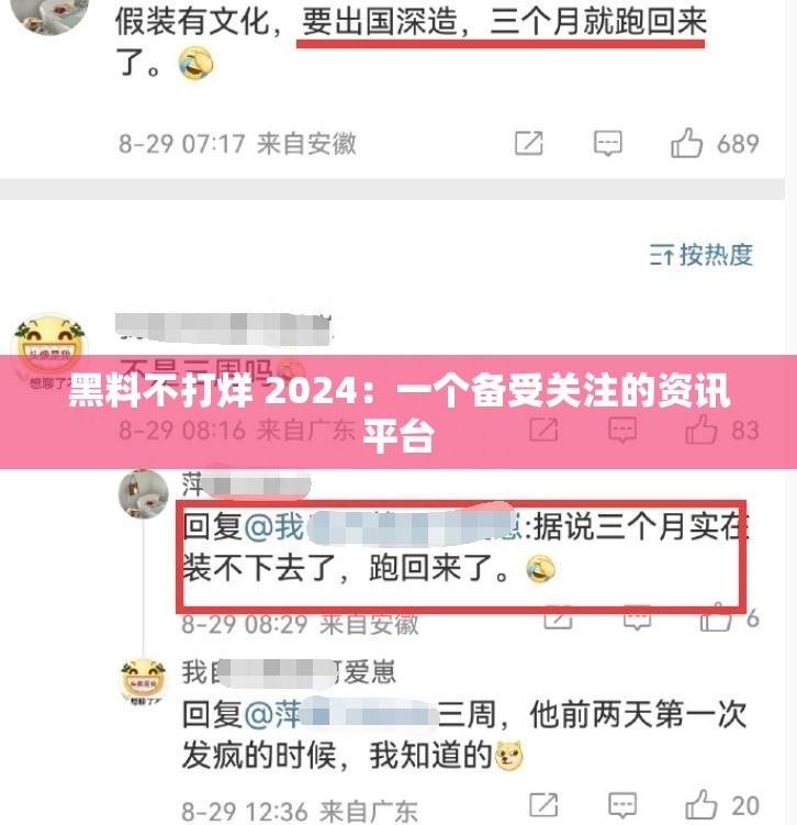 黑料不打烊 2024：一個備受關(guān)注的資訊平臺