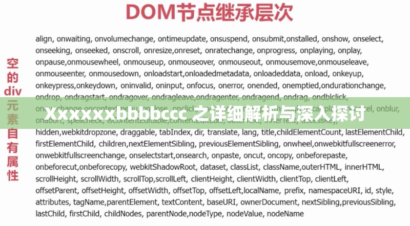 Xxxxxxbbbbccc 之詳細(xì)解析與深入探討