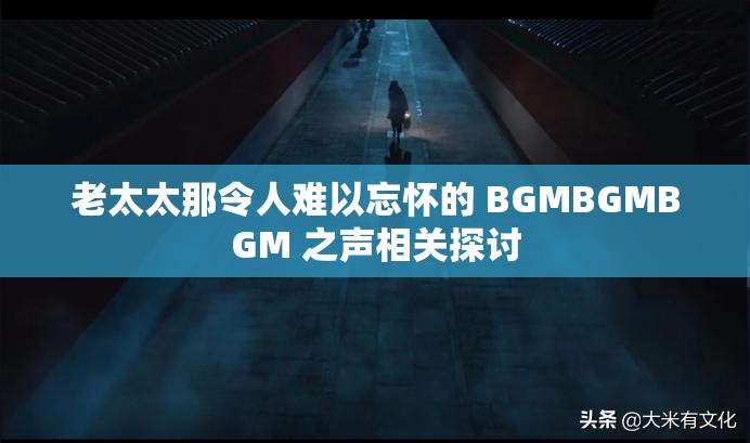 老太太那令人難以忘懷的 BGMBGMBGM 之聲相關(guān)探討