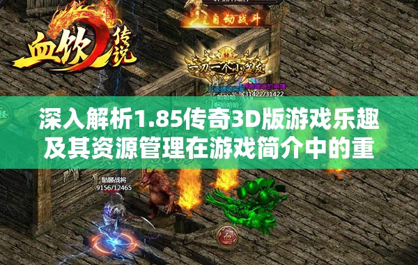 深入解析1.85傳奇3D版游戲樂(lè)趣及其資源管理在游戲簡(jiǎn)介中的重要性