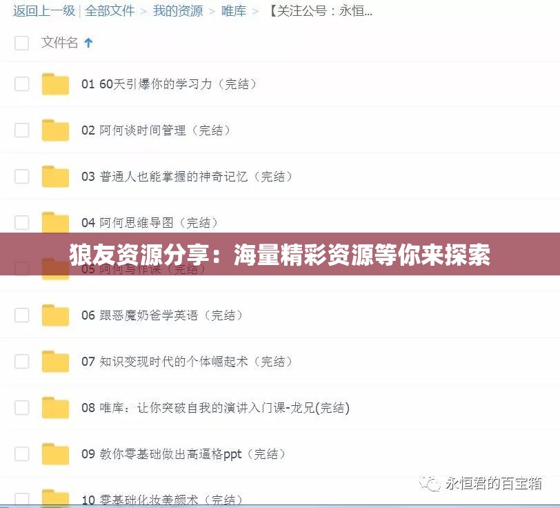 狼友資源分享：海量精彩資源等你來探索