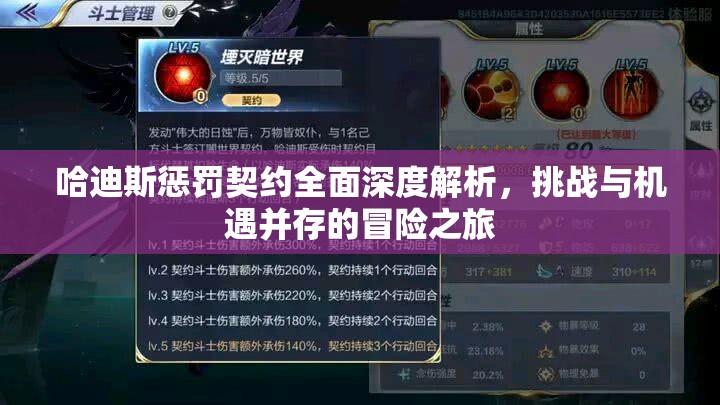 哈迪斯懲罰契約全面深度解析，挑戰(zhàn)與機(jī)遇并存的冒險(xiǎn)之旅