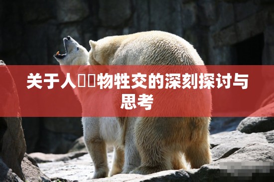 關(guān)于人與動(dòng)物牲交的深刻探討與思考