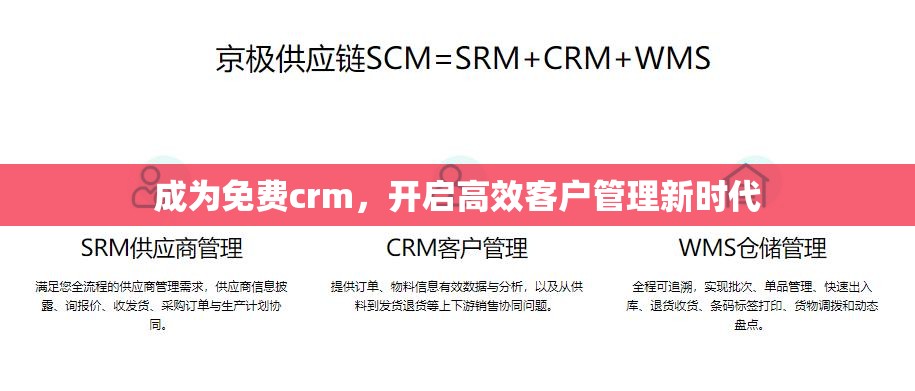 成為免費(fèi)crm，開啟高效客戶管理新時(shí)代