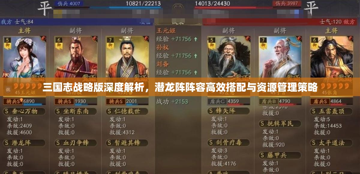 三國志戰(zhàn)略版深度解析，潛龍陣陣容高效搭配與資源管理策略