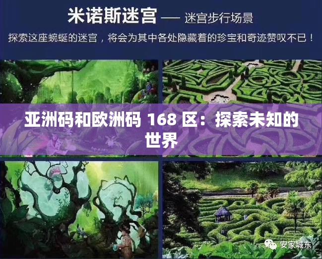 亞洲碼和歐洲碼 168 區(qū)：探索未知的世界