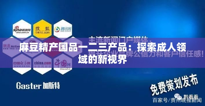 麻豆精產(chǎn)國品一二三產(chǎn)品：探索成人領(lǐng)域的新視界