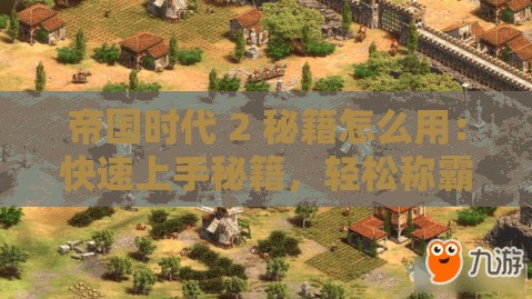 帝國時(shí)代 2 秘籍怎么用：快速上手秘籍，輕松稱霸游戲