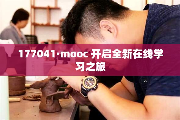 177041·mooc 開啟全新在線學習之旅