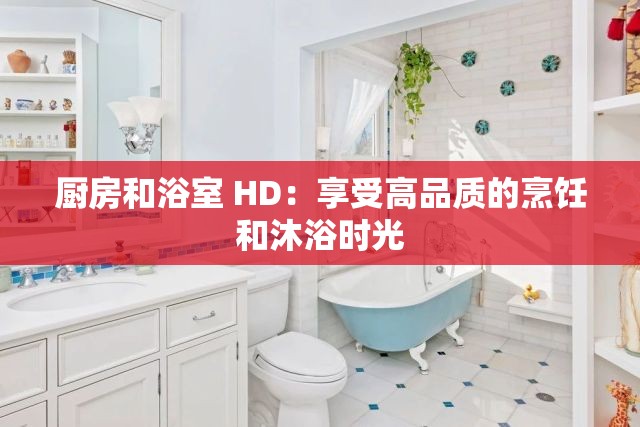 廚房和浴室 HD：享受高品質(zhì)的烹飪和沐浴時光