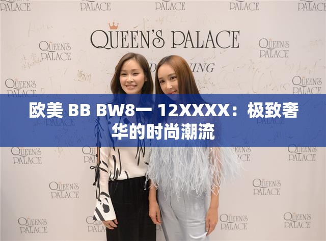 歐美 BB BW8一 12XXXX：極致奢華的時尚潮流
