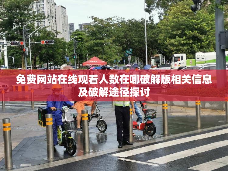 免費網(wǎng)站在線觀看人數(shù)在哪破解版相關(guān)信息及破解途徑探討