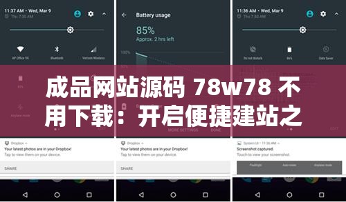 成品網(wǎng)站源碼 78w78 不用下載：開啟便捷建站之旅