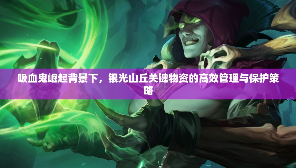 吸血鬼崛起背景下，銀光山丘關(guān)鍵物資的高效管理與保護(hù)策略